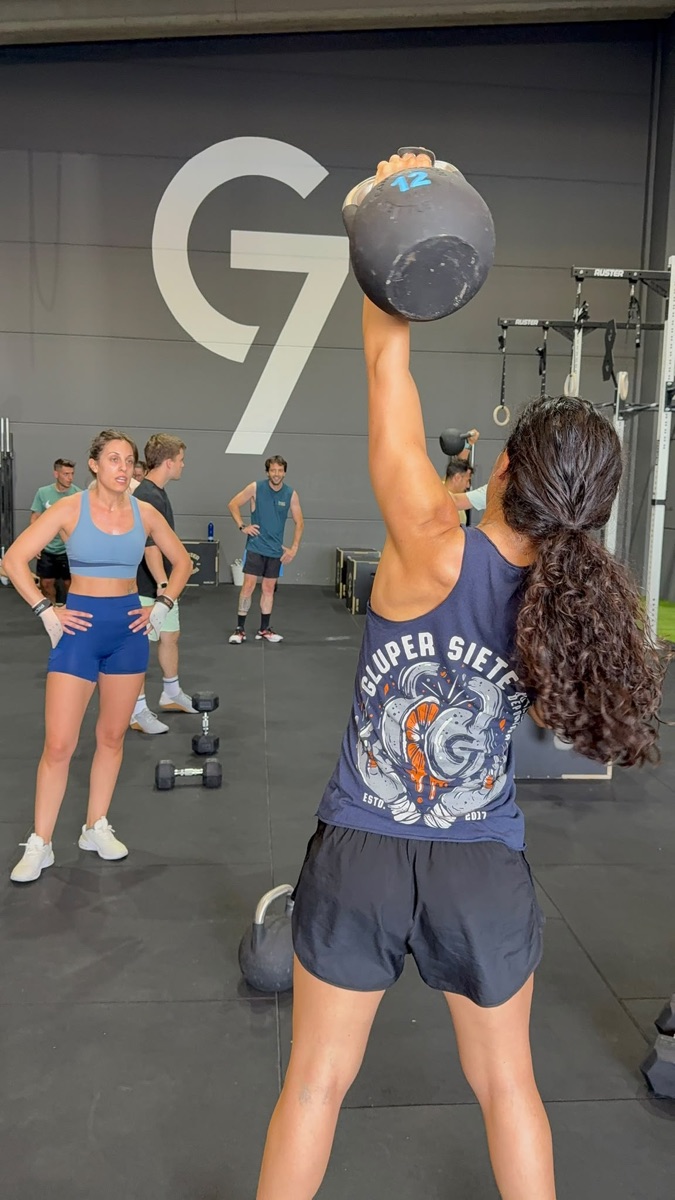 Atleta entrenando en Gluper7